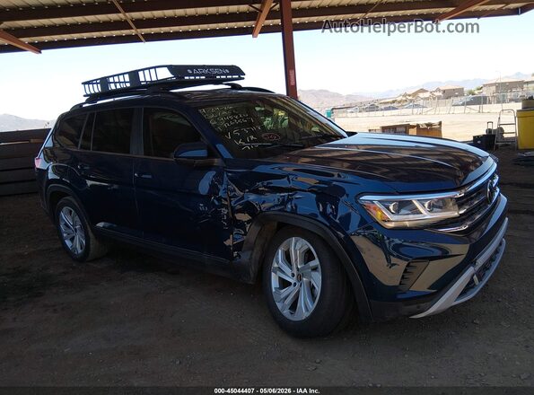 1V2HR2CA7PC537187 2023 VOLKSWAGEN ATLAS Blue Вид спереду