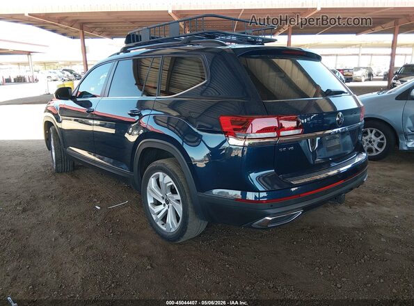 1V2HR2CA7PC537187 2023 VOLKSWAGEN ATLAS Blue Задня ліва чверть