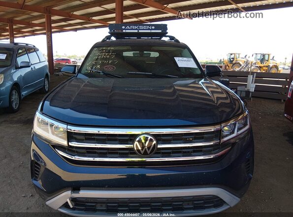 1V2HR2CA7PC537187 2023 VOLKSWAGEN ATLAS Blue Вид щитка приладів