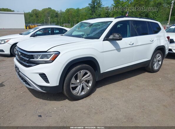 1V2HR2CA9MC520449 2021 VOLKSWAGEN ATLAS White Przód lewy