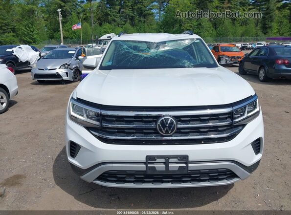 1V2HR2CA9MC520449 2021 VOLKSWAGEN ATLAS White Widok wnętrza z tyłu