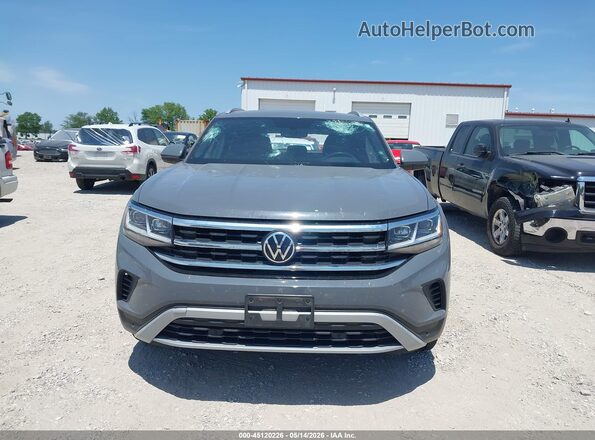 1V2JC2CA5MC239218 2021 VOLKSWAGEN ATLAS Gray Widok zestawu wskaźników