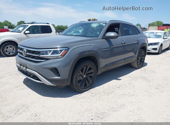 1V2JC2CA5MC239218 2021 VOLKSWAGEN ATLAS Gray Przód lewy