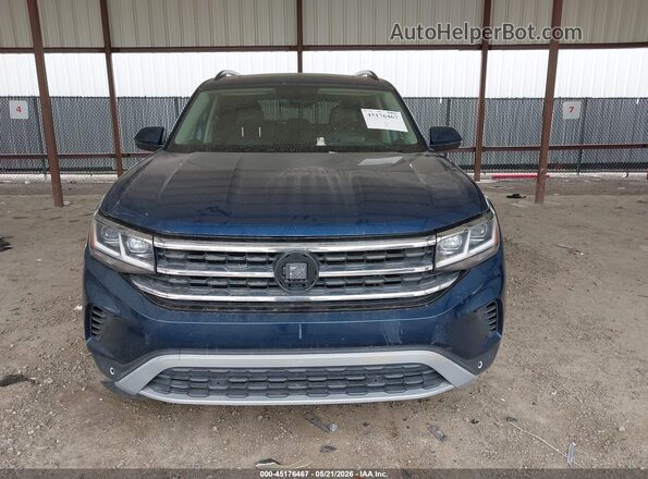 1V2JR2CA9MC556739 2021 VOLKSWAGEN ATLAS Синий Вид щитка приборов