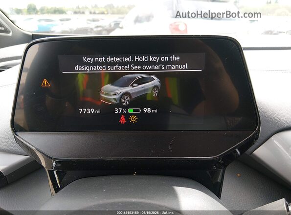 1V2JSPE8XSC008130 2025 VOLKSWAGEN ID.4 Белый Вид панели приборов