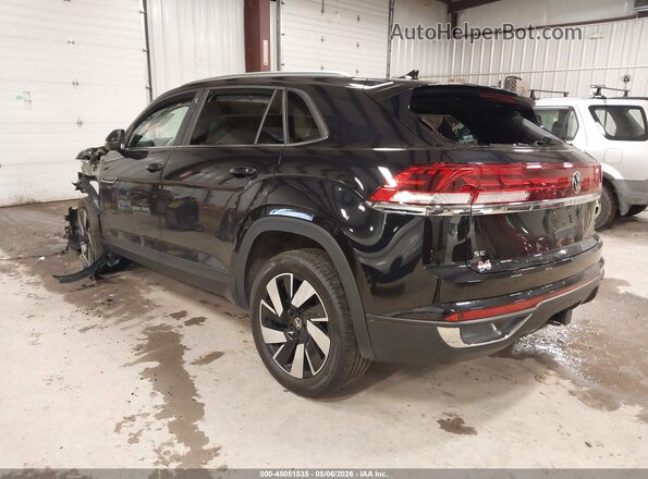 1V2KE2CA2RC257312 2024 VOLKSWAGEN ATLAS Черный Задняя левая четверть
