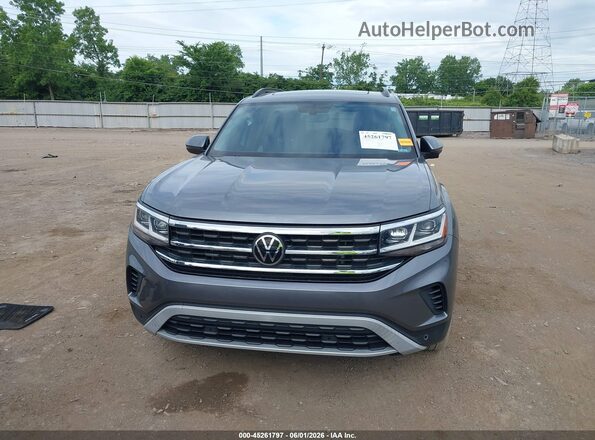 1V2KR2CA6MC603410 2021 VOLKSWAGEN ATLAS Gray Widok zestawu wskaźników