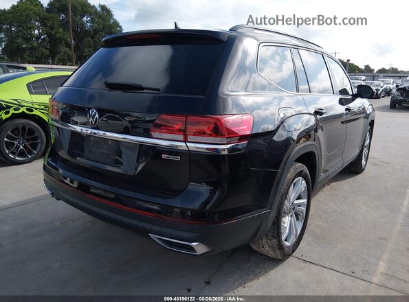 1V2KR2CA6MC607859 2021 VOLKSWAGEN ATLAS Black უკანა მარჯვენა