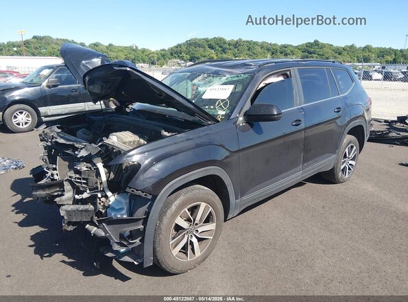 1V2LP2CA0MC528858 2021 VOLKSWAGEN ATLAS Black წინა მარცხენა ხედი სამი მეოთხედიდან