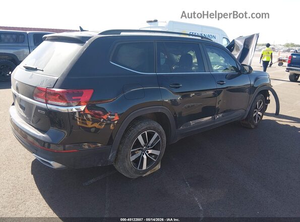 1V2LP2CA0MC528858 2021 VOLKSWAGEN ATLAS Black უკანა მარჯვენა