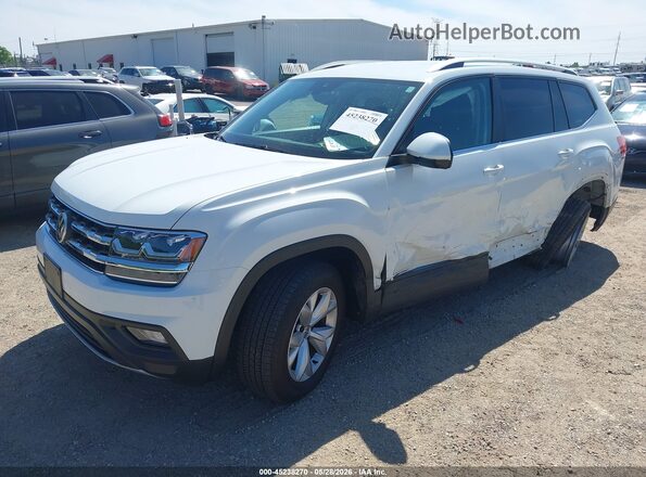 1V2LR2CA1JC581722 2018 VOLKSWAGEN ATLAS White Front left