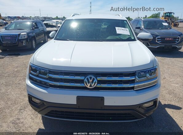 1V2LR2CA1JC581722 2018 VOLKSWAGEN ATLAS White Instrument cluster view