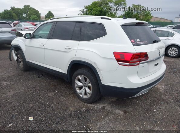 1V2LR2CA3KC530367 2019 VOLKSWAGEN ATLAS White Задня ліва чверть
