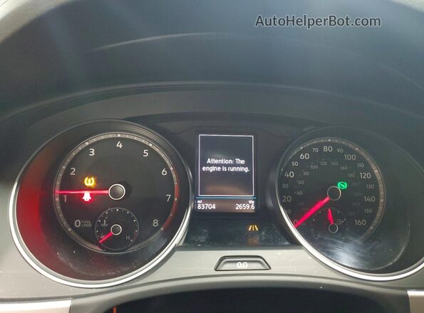 1V2LR2CA6JC540681 2018 VOLKSWAGEN ATLAS Blue Widok zestawu wskaźników