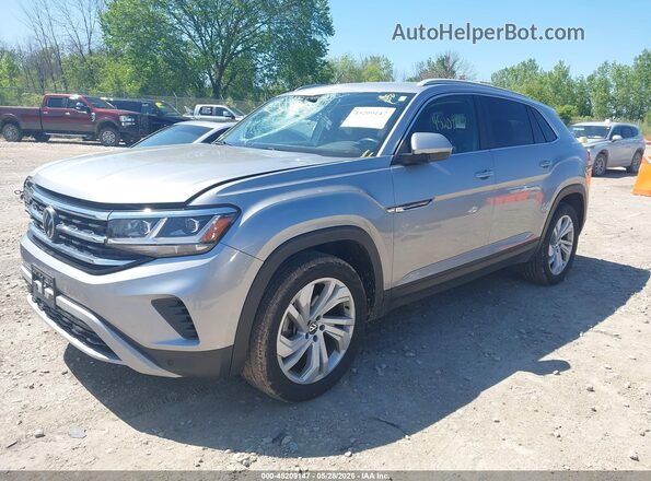 1V2MC2CA1LC205465 2020 VOLKSWAGEN ATLAS Silver წინა მარცხენა ხედი სამი მეოთხედიდან