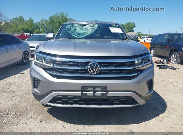 1V2MC2CA1LC205465 2020 VOLKSWAGEN ATLAS Silver უკანა სალონის ხედი