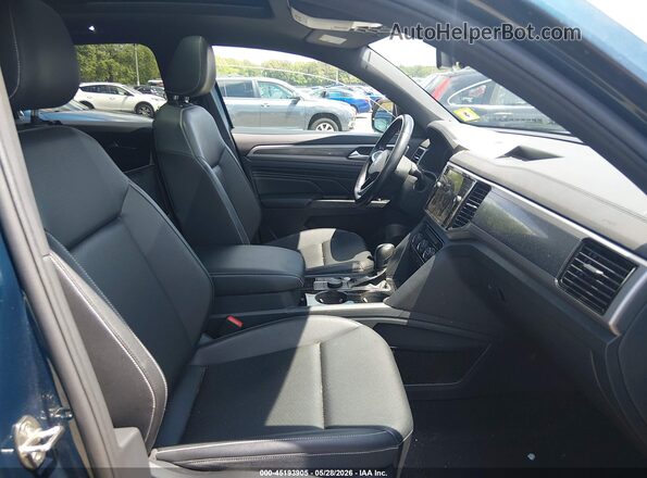 1V2ME2CA7LC221356 2020 VOLKSWAGEN ATLAS Blue წინა სალონის ხედი