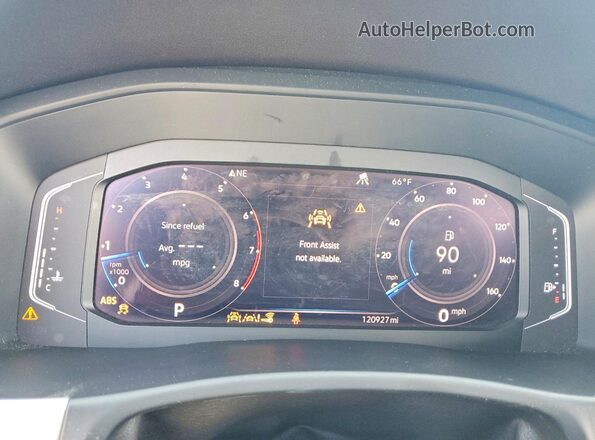 1V2ME2CAXLC226969 2020 VOLKSWAGEN ATLAS White ხელსაწყოთა პანელის ხედი