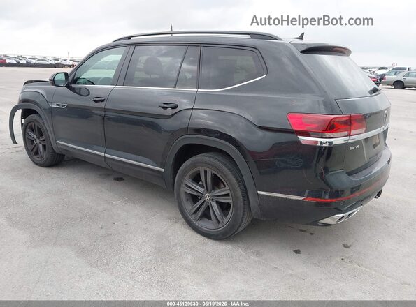 1V2MR2CA0MC525862 2021 VOLKSWAGEN ATLAS Black Հետևի ձախ