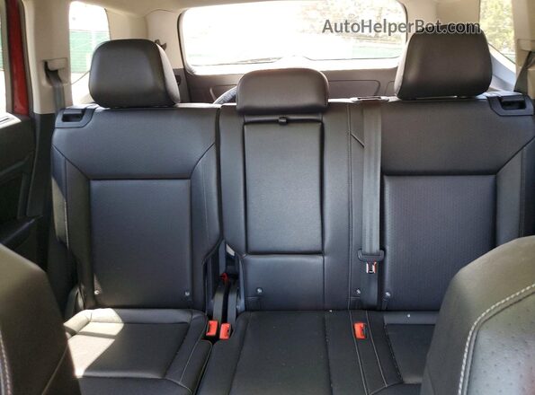 1V2MR2CA3JC545017 2018 VOLKSWAGEN ATLAS Maroon უკანა სავარძლების ხედი