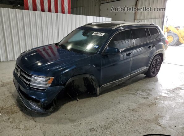 1V2NR2CA2KC603866 2019 VOLKSWAGEN ATLAS Blue Widok wnętrza 360 stopni