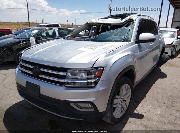 1V2NR2CAXJC548906 2018 VOLKSWAGEN ATLAS Silver წინა მარცხენა ხედი სამი მეოთხედიდან