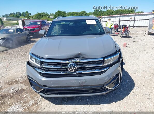 1V2PE2CA7MC218875 2021 VOLKSWAGEN ATLAS Gray Սարքավորումների վահանակի տեսք