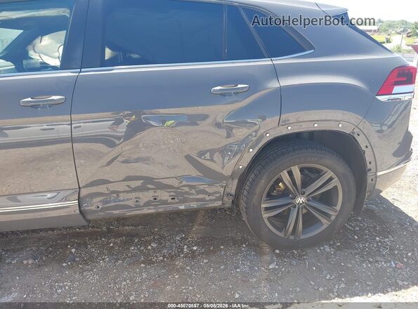 1V2PE2CA7MC218875 2021 VOLKSWAGEN ATLAS Gray Դիմացի տեսք