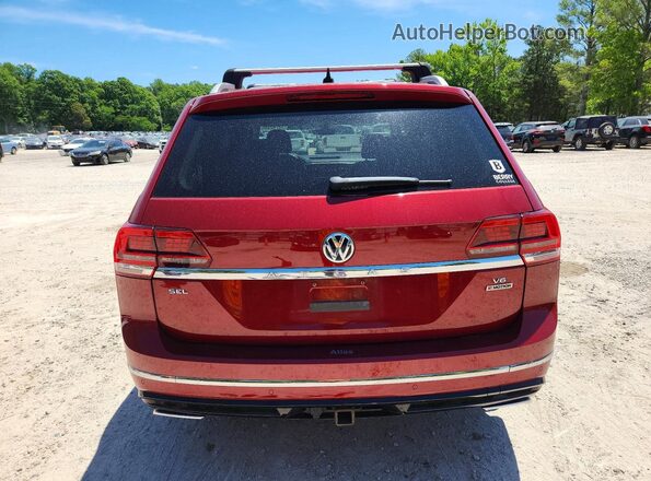 1V2RR2CA1KC521807 2019 VOLKSWAGEN ATLAS Red 