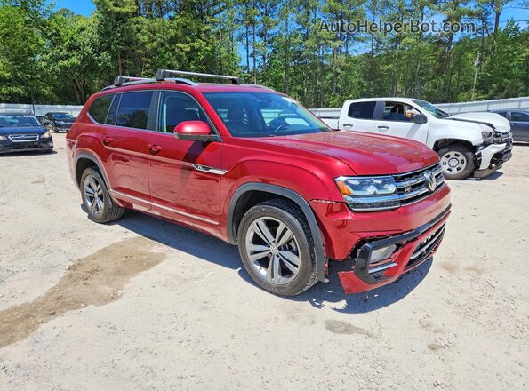 1V2RR2CA1KC521807 2019 VOLKSWAGEN ATLAS Red 