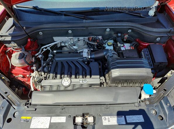 1V2RR2CA1KC521807 2019 VOLKSWAGEN ATLAS Red 