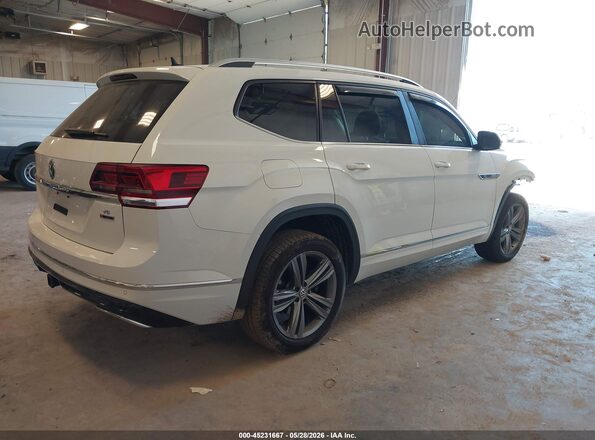 1V2RR2CA7JC536942 2018 VOLKSWAGEN ATLAS White Задня права чверть