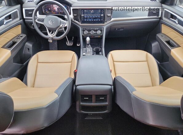 1V2SE2CA4PC211008 2023 VOLKSWAGEN ATLAS White წინა პანელის ხედი
