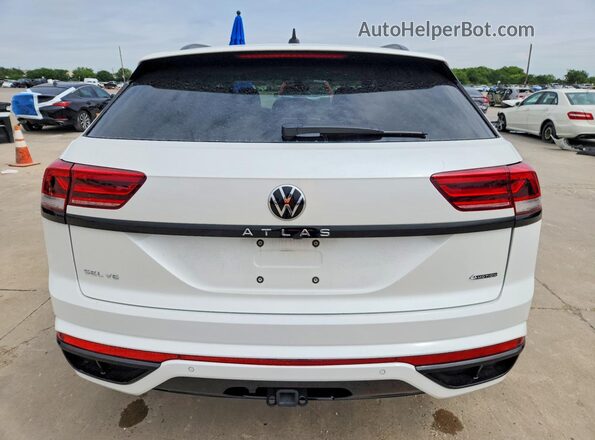 1V2SE2CA4PC211008 2023 VOLKSWAGEN ATLAS White უკანა ხედი