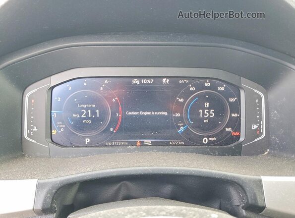 1V2SE2CA7PC214131 2023 VOLKSWAGEN ATLAS Серый Вид щитка приборов