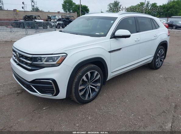 1V2TE2CA6LC212045 2020 VOLKSWAGEN ATLAS White Передня ліва чверть