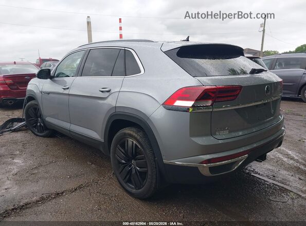 1V2TE2CA7MC206496 2021 VOLKSWAGEN ATLAS Silver Rear left