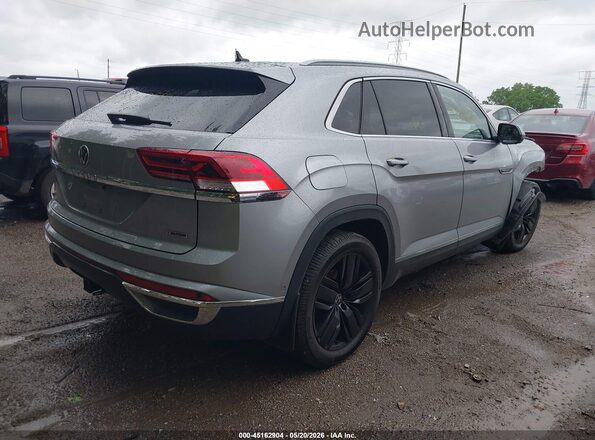 1V2TE2CA7MC206496 2021 VOLKSWAGEN ATLAS Silver Rear right