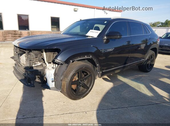 1V2TE2CA8LC227260 2020 VOLKSWAGEN ATLAS Black Przód lewy