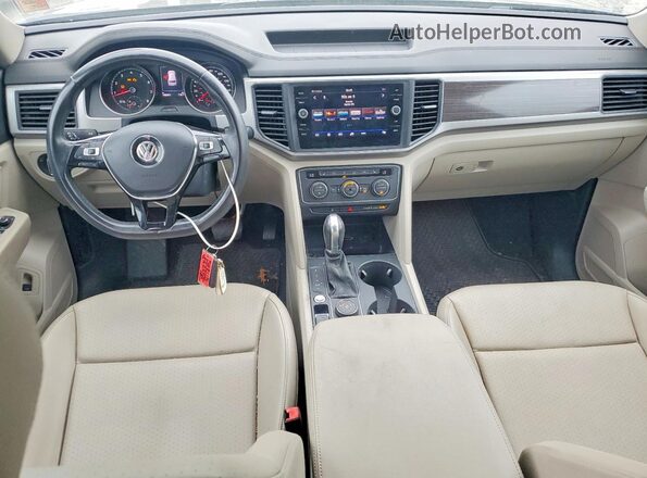 1V2UR2CA0KC588666 2019 VOLKSWAGEN ATLAS Black ხელსაწყოთა პანელის ხედი
