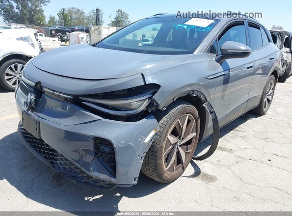 1V2VMPE81PC020962 2023 VOLKSWAGEN ID.4 Gray Դիմացի տեսք