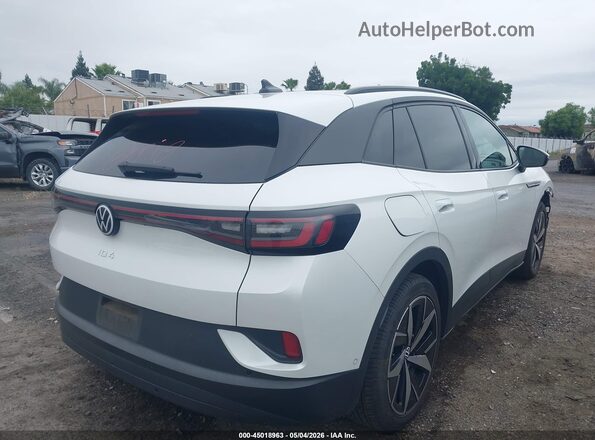1V2VMPE81PC027569 2023 VOLKSWAGEN ID.4 White Задня права чверть