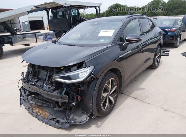 1V2VMPE84PC035133 2023 VOLKSWAGEN ID.4 Черный Передняя левая четверть