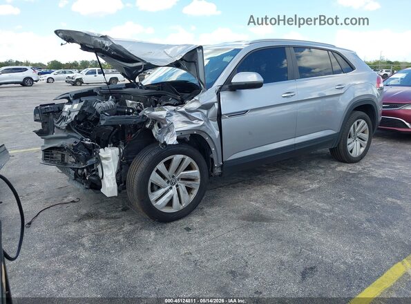 1V2WC2CA1MC224673 2021 VOLKSWAGEN ATLAS Silver 