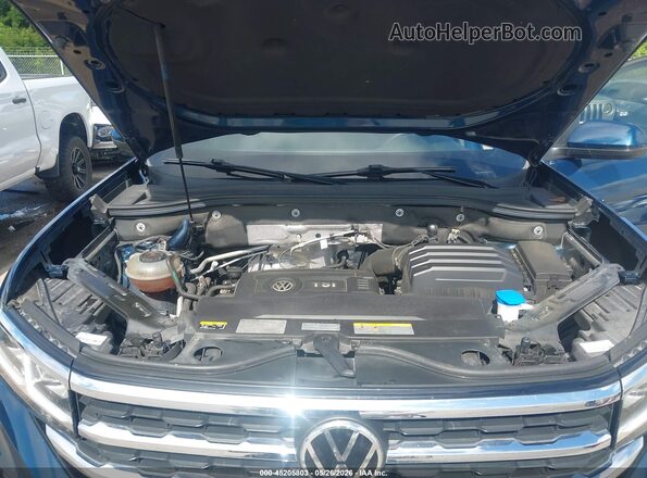 1V2WC2CA4MC229172 2021 VOLKSWAGEN ATLAS Blue უკანა ხედი
