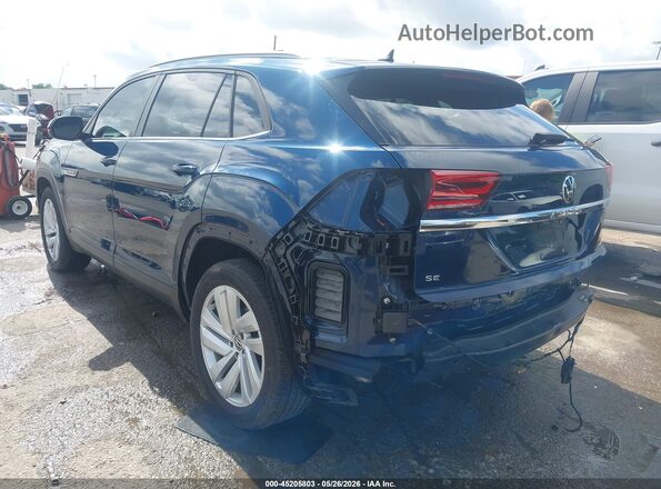 1V2WC2CA4MC229172 2021 VOLKSWAGEN ATLAS Blue უკანა მარცხენა