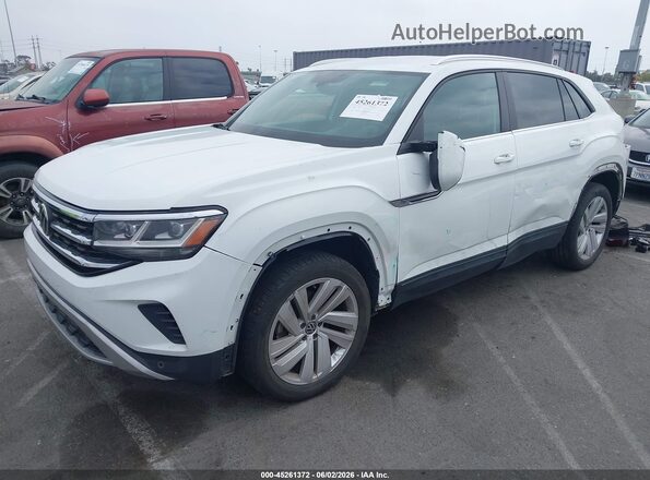 1V2WE2CA6PC200626 2023 VOLKSWAGEN ATLAS Белый Передняя левая четверть