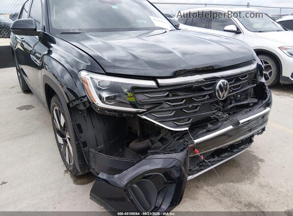 1V2WE2CAXRC260461 2024 VOLKSWAGEN ATLAS Black Front view
