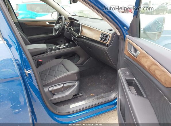 1V2WN2CA6TC503349 2026 VOLKSWAGEN ATLAS Blue Вид салону спереду