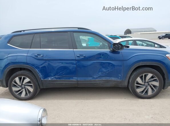 1V2WN2CA6TC503349 2026 VOLKSWAGEN ATLAS Blue Вид задньої частини салону